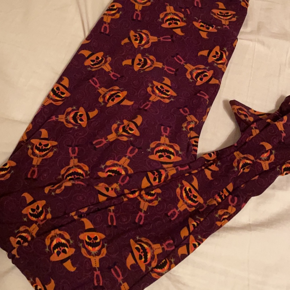 LulaRoe Halloween leggings size TC